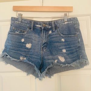 Free People Jean Shorts